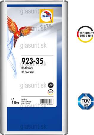 Glasurit 923-35 HS Bezfarebný lak VOC