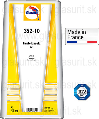 Glasurit 352-10 Riedidlo krátke, Glasurit 352-30 Riedidlo normal a Glasurit 352-40 Riedidlo, dlhé