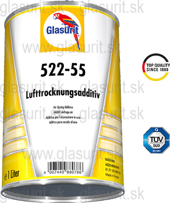 Glasurit 522-55 Prísada pri schnutí na vzduchu resp. pri teplote v dielni