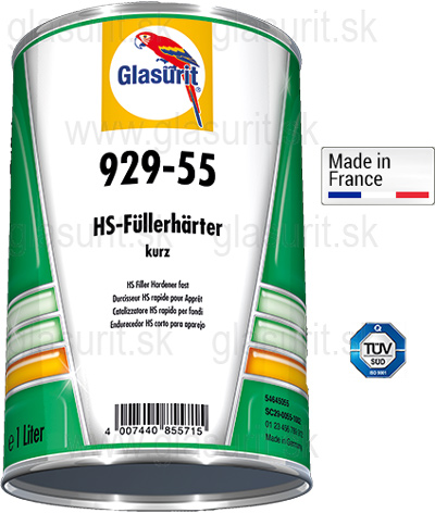 Glasurit 929-55 HS Tužidlo do plničov, krátke a Glasurit 929-56 HS Tužidlo do plničov, normal
