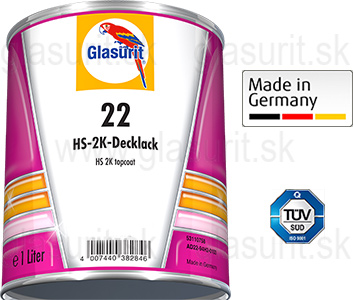 Glasurit 22-1250 1L Ralleyschwarz