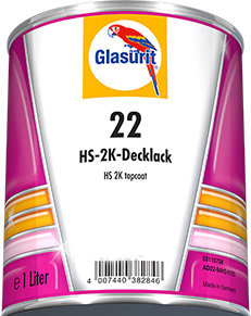 Glasurit 22-1250 1L Ralleyschwarz
