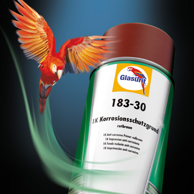 Glasurit 183-30 Základ 1K protikorózny, červenohnedý