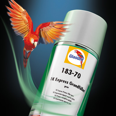 Glasurit 183-70 Základový plnič 1K, expresný, šedý