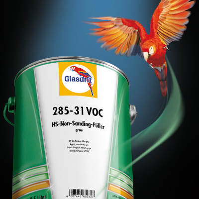 Glasurit 285-31 HS Nebrúsny plnič šedý, VOC
