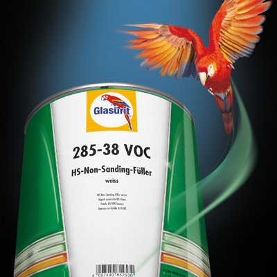 Glasurit 285-38 HS Nebrúsny plnič biely, VOC
